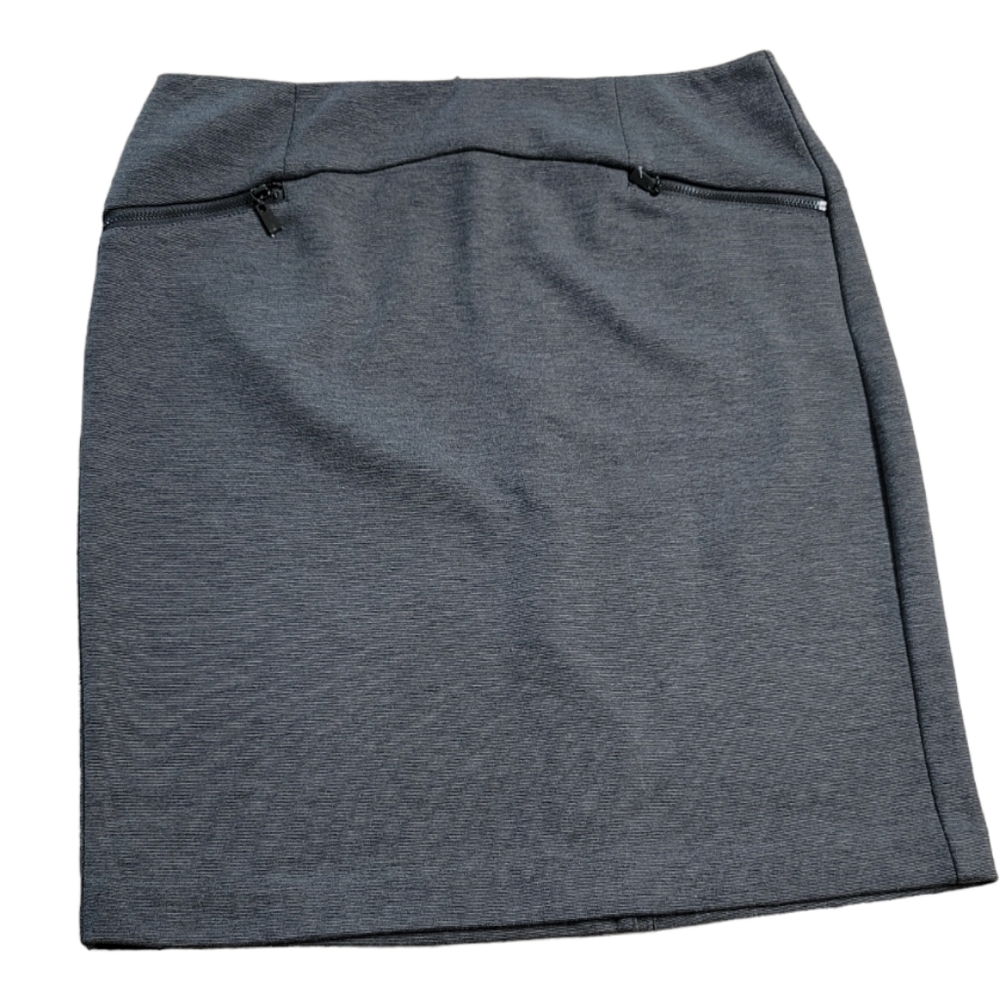Laundry by Shelli Segal Dark Charcoal Pencil Skirt, Size 4